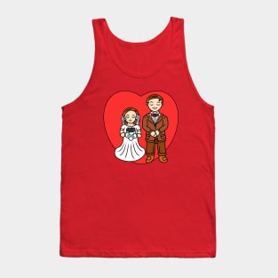 Cute lovely chibi couple Tank Top